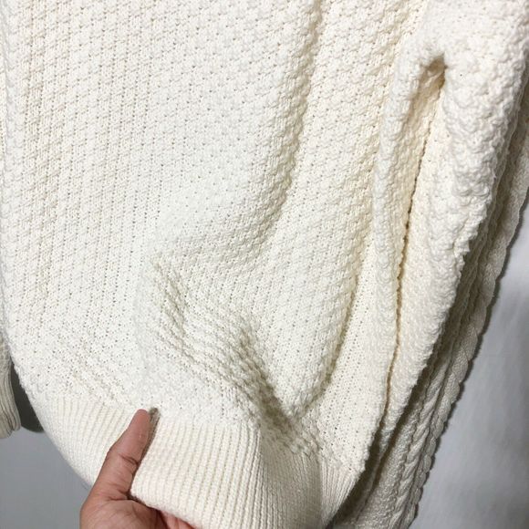 Gap Oatmeal Chunky Cable Knit Pullover Sweater - Picture 10 of 10